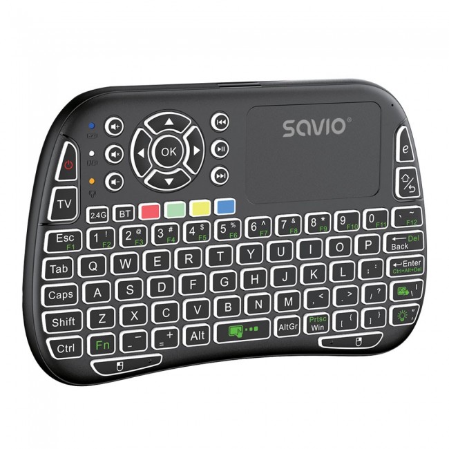 Savio SAVMKW-04 mobile device keyboard QWERTY US English USB Type-C Black Savio SAVMKW-04 mobile device keyboard QWERTY US English USB Type-C Black
