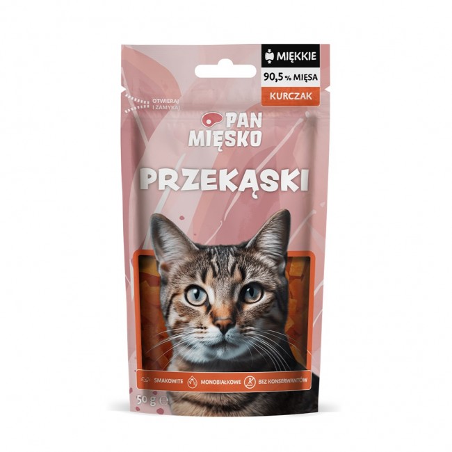 PAN MIĘSKO Chicken Snacks - cat treats - 50g