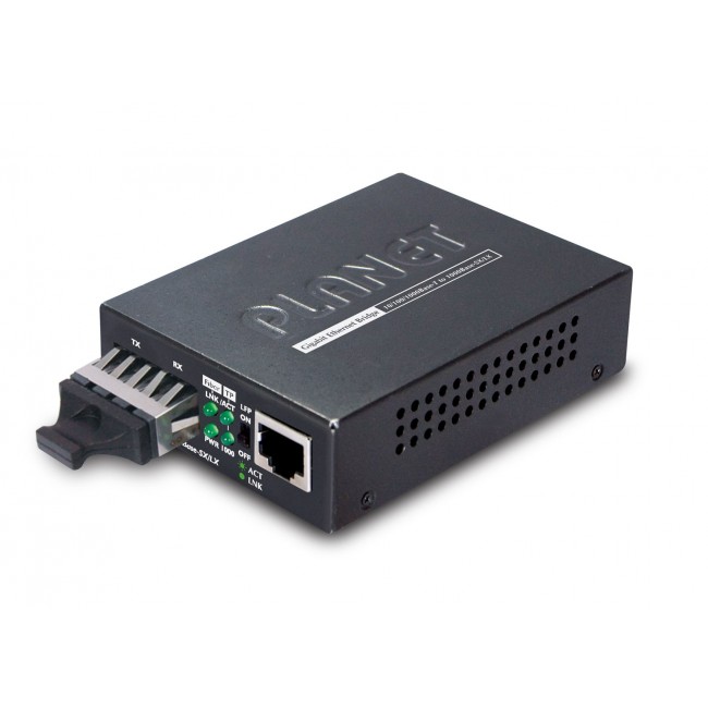 PLANET GT-802 network media converter 1000 Mbit/s 850 nm Black
