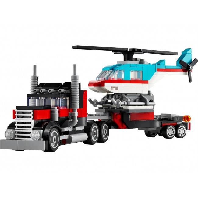 LEGO CREATOR 3 IN 1 31146 FLATBED TRUCK WITH HELICOPTER LEGO CREATOR 3 IN 1 31146 FLATBED TRUCK WITH HELICOPTER