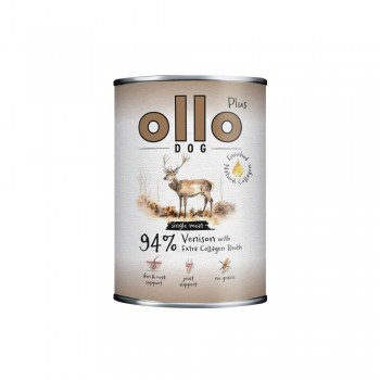 OLLO Plus Collagen Deer - wet dog food - 400g