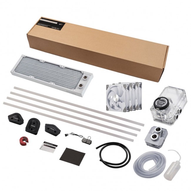 PHANTEKS Glacier EZ-Fit 360 D30-KIT, Water Cooling Set - white