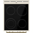 Gorenje GECS5B70CLI Freestanding cooker Electric Ceramic hob Beige