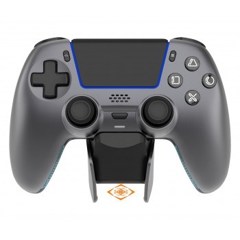 Deltaco Gaming GAM-199-STEELGRAY Gaming Controller Grey, Metallic, Steel Bluetooth/USB Gamepad PlayStation 5, Android, iOS