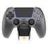 Deltaco Gaming GAM-199-STEELGRAY Gaming Controller Grey, Metallic, Steel Bluetooth/USB Gamepad PlayStation 5, Android, iOS