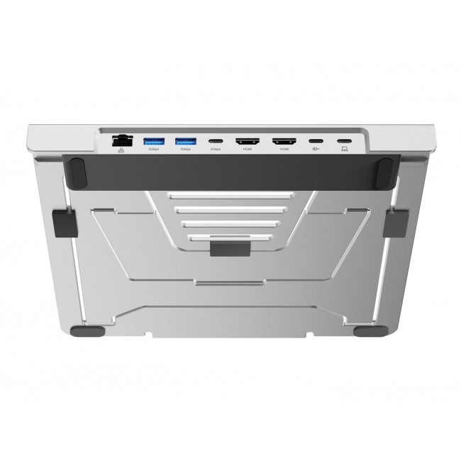 Conceptronic DONN35S Laptop Stand with 7-in-1 USB-C Docking Station, HDMI 4K60Hz x 2, GbE, USB-C 5Gbps, USB-A 5Gbps x 2, 100W USB PD Conceptronic DONN35S Laptop Stand with 7-in-1 USB-C Docking Station, HDMI 4K60Hz x 2, GbE, USB-C 5Gbps, USB-A 5Gbps x 2, 100W USB PD