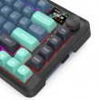 REDRAGON K724GBG-RGB-PRO Behemoth keyboard USB + RF Wireless + Bluetooth Grey, Blue
