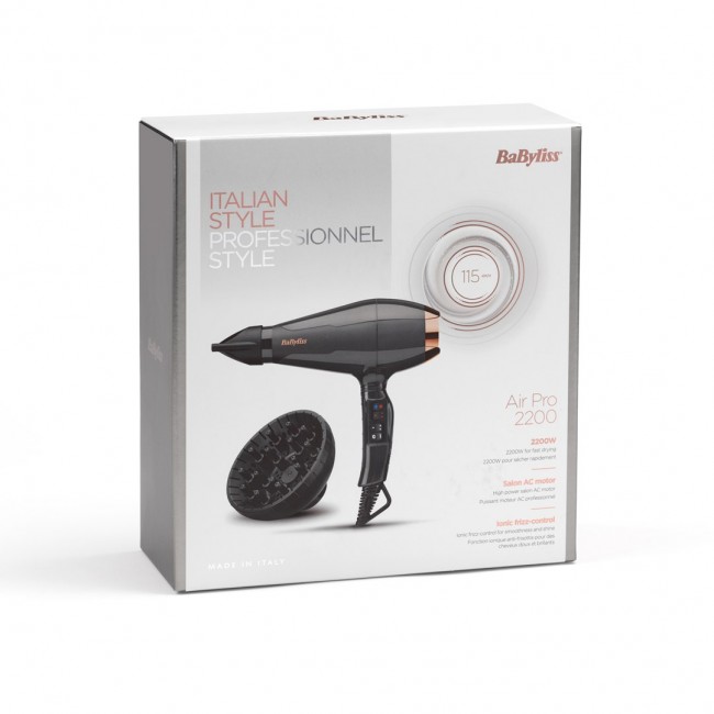 BaByliss 6719DE hair dryer 2200 W Black
