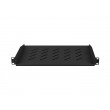 Lanberg AK-1008-B shelf for 19 racks 450/600/800mm (1U, 483x315mm, load capacity up to 20kg) black