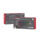 GENESIS Thor 303 TKL keyboard Gaming USB QWERTY Spanish Black