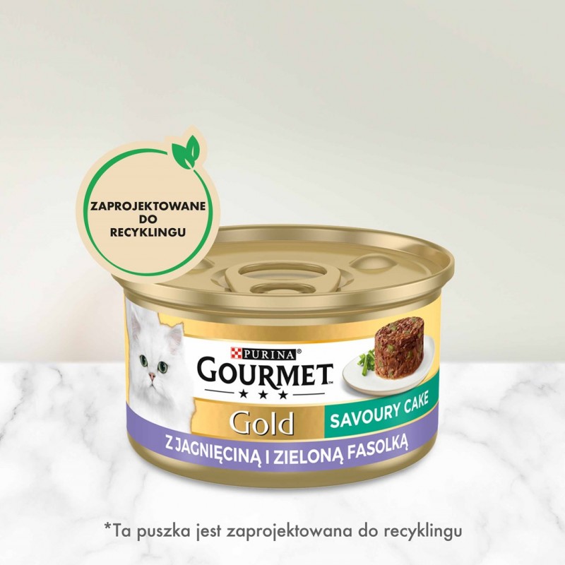 GOURMET GOLD - Savoury Cake with Lamb and Green Beans 85g