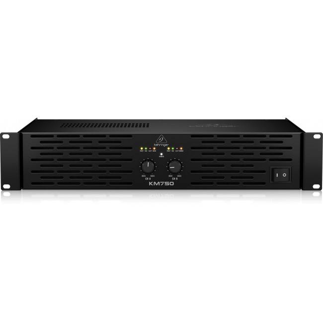 Behringer KM750 audio amplifier 2.1 channels Black Behringer KM750 audio amplifier 2.1 channels Black
