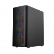 Gembird CCC-FC-400X Gaming ARGB computer case Fornax 400X, black Gembird CCC-FC-400X Gaming ARGB computer case Fornax 400X, black