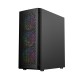 Gembird CCC-FC-400X Gaming ARGB computer case Fornax 400X, black Gembird CCC-FC-400X Gaming ARGB computer case Fornax 400X, black