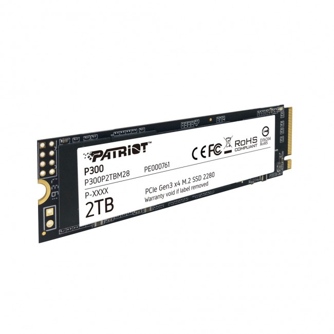 Patriot Memory P300 M.2 2000 GB PCI Express 3.0 NVMe Patriot Memory P300 M.2 2000 GB PCI Express 3.0 NVMe