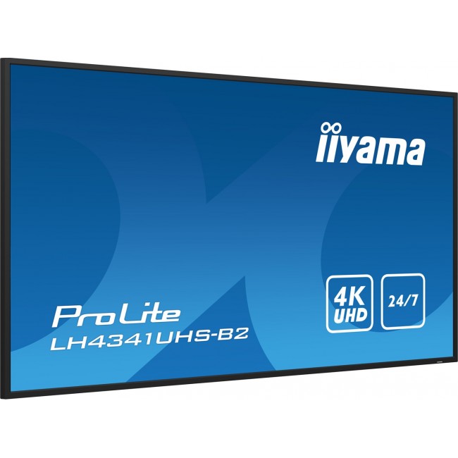 iiyama LH4341UHS-B2 Signage Display 108 cm (42.5 iiyama LH4341UHS-B2 Signage Display 108 cm (42.5