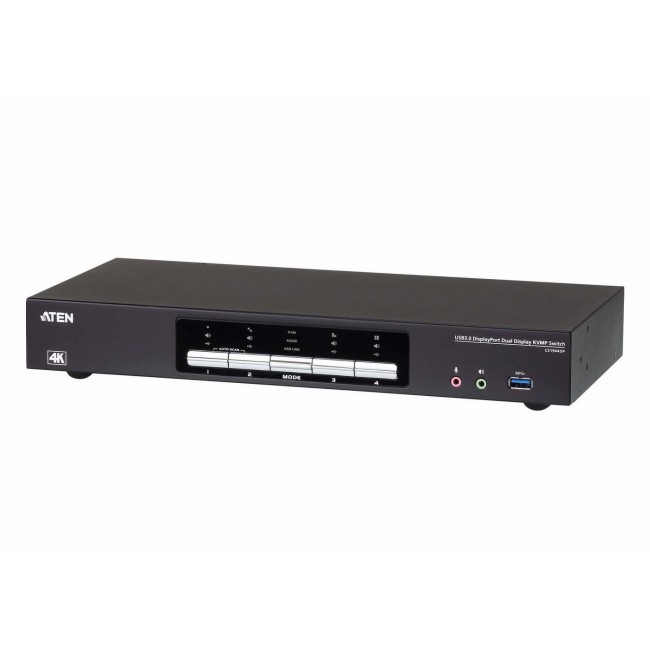 ATEN 4P USB3.0 DisplayPORT Dual View KVMP SW ATEN 4P USB3.0 DisplayPORT Dual View KVMP SW