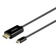 SAVIO CL-191 USB-C to HDMI Cable, 30Hz, 2m, plastic SAVIO CL-191 USB-C to HDMI Cable, 30Hz, 2m, plastic
