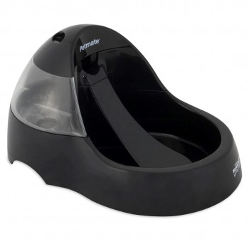 PETMATE Deluxe Fresh Flow Black - automatic water bowl 3l