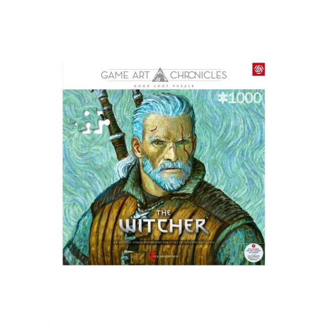 Good Loot Game Art Chronicles Puzzle: The Witcher Geralt & Vincent van Gogh (1000 elements) Good Loot Game Art Chronicles Puzzle: The Witcher Geralt & Vincent van Gogh (1000 elements)