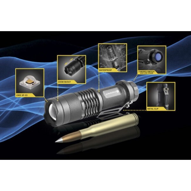 LED handheld flashlight everActive FL-180 