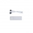 White wireless Lian Li UNI FAN 3-pack fan, 120mm