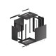 Lanberg WF01-6412-00B rack cabinet 12U Wall mounted rack Black
