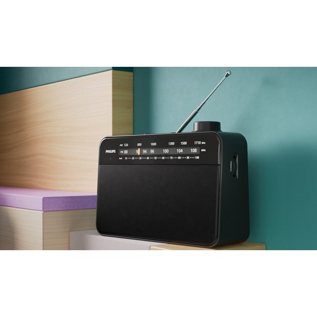 Philips TAR2509/10 radio Portable Analog Black