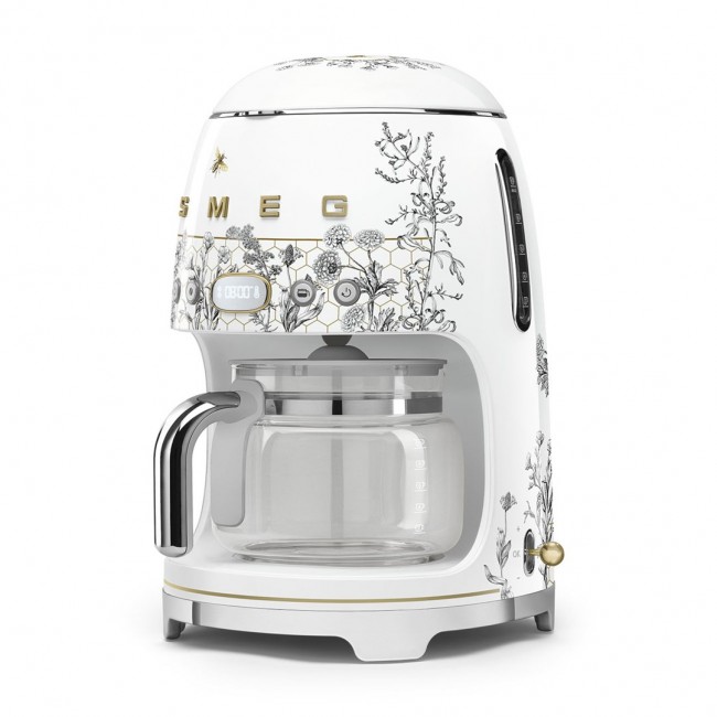 Smeg 50's Style Drip Filter Coffee Machine DCF02WHEU White
