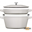 Staub La Cocotte Round Cast iron Casserole baking dish Staub La Cocotte Round Cast iron Casserole baking dish