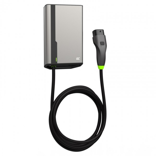 Green Cell EVGC021A2275 electric vehicle charging station Grey Aluminium Wall 3 Built-in display LED Green Cell EVGC021A2275 electric vehicle charging station Grey Aluminium Wall 3 Built-in display LED