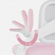Junior 4.3 Pink-Grey swivel chair