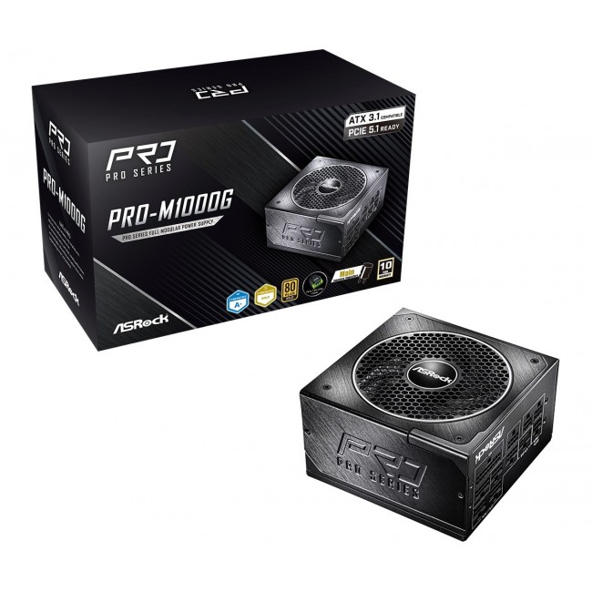 Asrock PRO-M1000G 1000W 80 PLUS Gold power supply unit