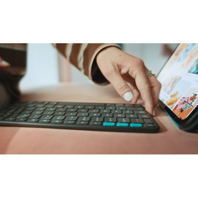 Logitech Flip Folio QWERTZ German Bluetooth Graphite Logitech Flip Folio QWERTZ German Bluetooth Graphite