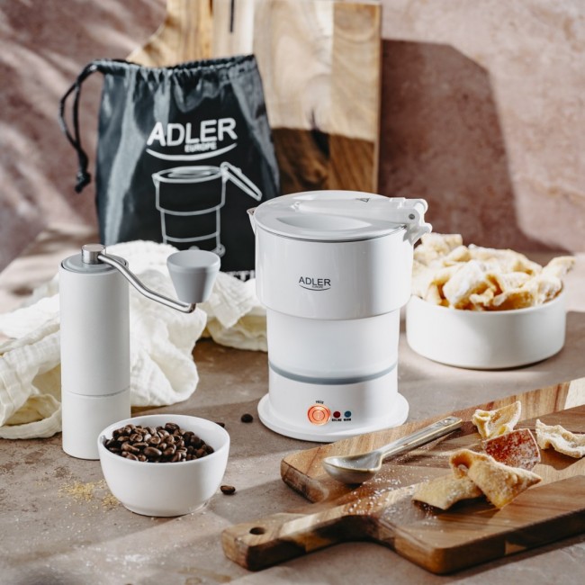 Silicone kettle ADLER AD 1377w White