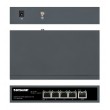 Intellinet 5-Port Gigabit Switch with PoE Passthrough, One IEEE 802.3bt (PoE++ / 4PPoE) PD PoE Port with 95 W Power Input, Four PSE PoE ports, PoE Power Budget up to 65 W, IEEE 802.3at/af Compliant Output, Desktop, Wall-mount Option