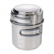 ESBIT Cookset w. alc. burner, jar, stainless steel ESBIT Cookset w. alc. burner, jar, stainless steel