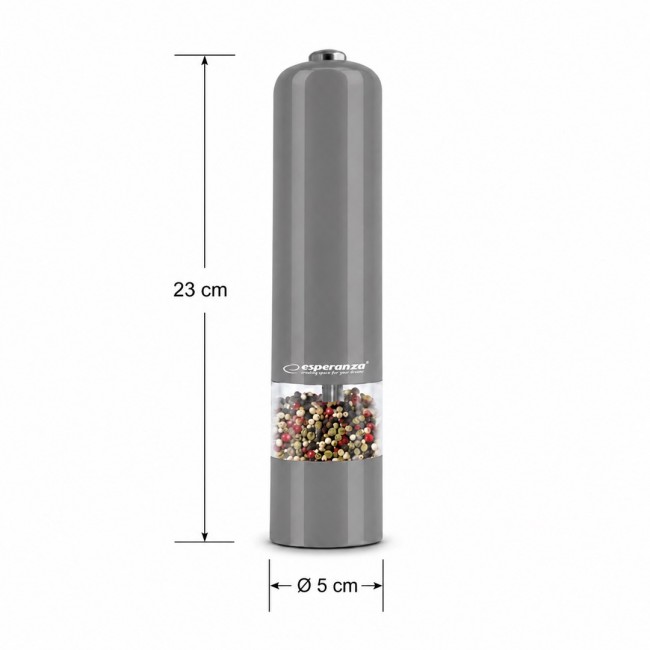 Esperanza EKP001E Gray salt and pepper grinder