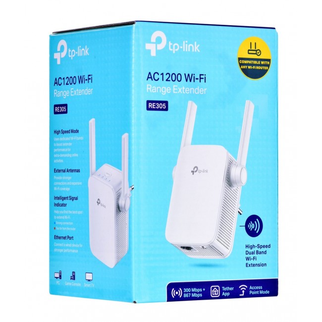 TP-LINK AC1200 Wi-Fi Range Extender