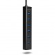 Axagon HUE-SA7BP interface hub USB 3.2 Gen 1 (3.1 Gen 1) Type-A 5000 Mbit/s Black