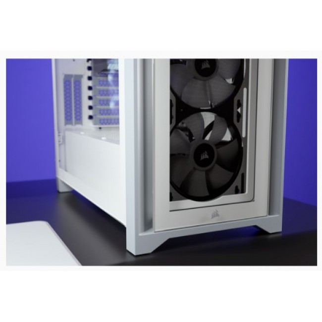 Corsair iCUE 4000X RGB Midi Tower White Corsair iCUE 4000X RGB Midi Tower White