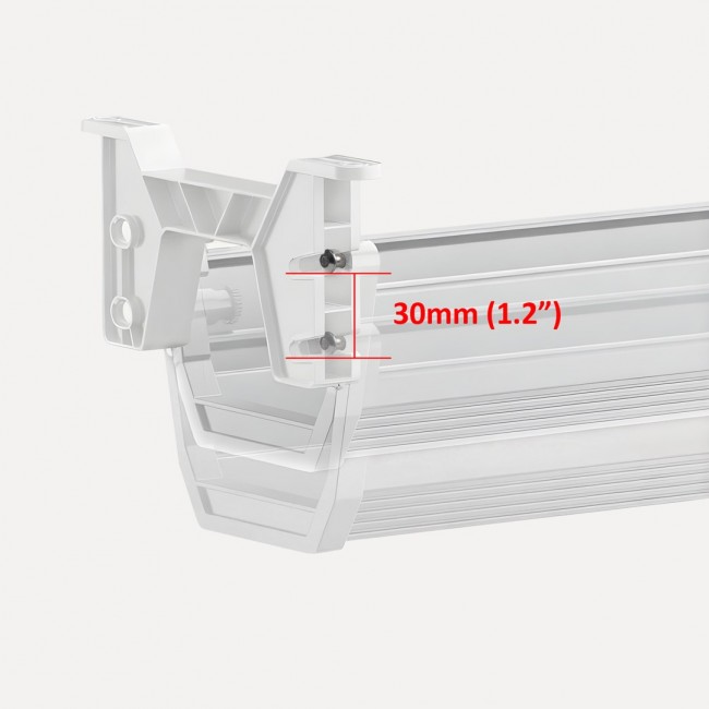 Maclean under-desk cable/extension organizer, max. load 5kg, white, MC-106 W Maclean under-desk cable/extension organizer, max. load 5kg, white, MC-106 W