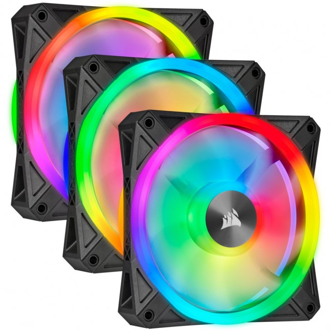 Corsair iCUE QL140 RGB Computer case Fan 14 cm Black, Grey