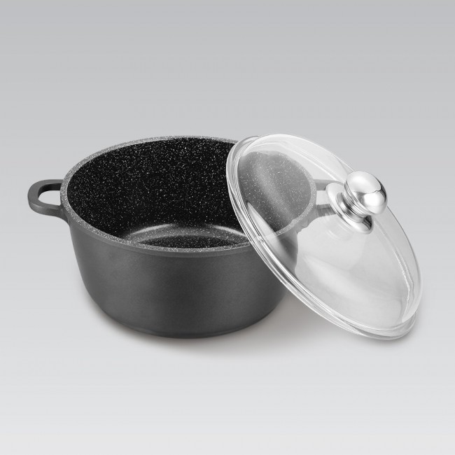 Maestro MR-4616C Pot with lid 16 cm 1 l Black Maestro MR-4616C Pot with lid 16 cm 1 l Black