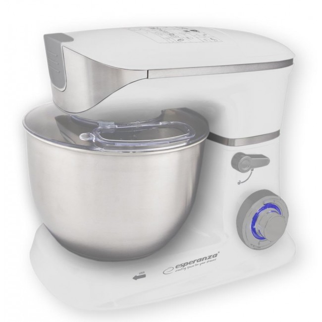 Esperanza EKM025 food processor 1000 W 5 L Stainless steel, White Esperanza EKM025 food processor 1000 W 5 L Stainless steel, White