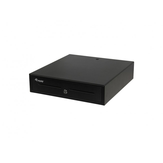 Equip Cash Register Drawer for Point of Sale (POS) System, 4 Bill/8 Coin Compartments, Removable Coin Slots, RJ11 connector
