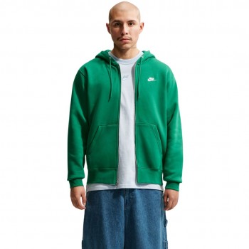 Bluza męska Nike Club BB FZ Hoodie zielona FN3861 365 S