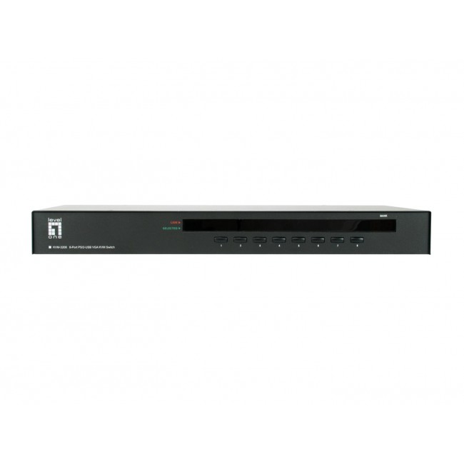 LevelOne 8-Port PS/2-USB VGA KVM Switch
