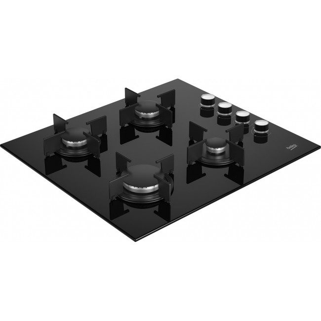 Beko HILG64120S hob Black Built-in 60 cm Gas 4 zone(s) Beko HILG64120S hob Black Built-in 60 cm Gas 4 zone(s)