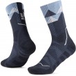 BUFF THERMONET Crew Socks TC, Navy Blue, L